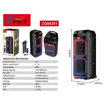 اسپیکر بلوتوثی قابل حمل مدل ZQS-8281 - Image 2
